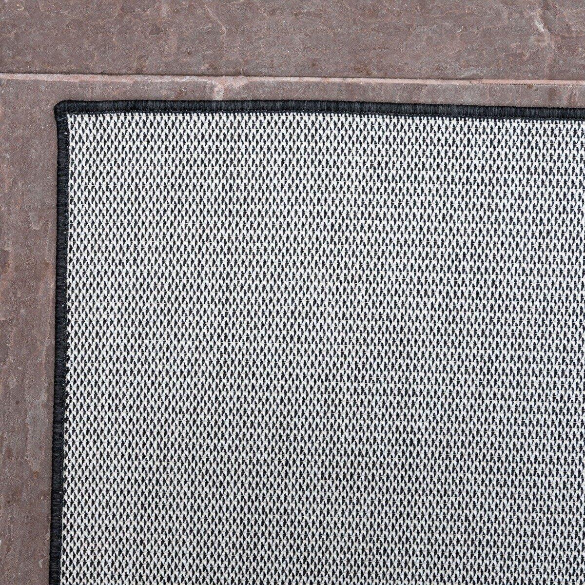 EVA Interior- Buitenkleed Mono - Zwart|wit - 200 x 290 cm - (L)