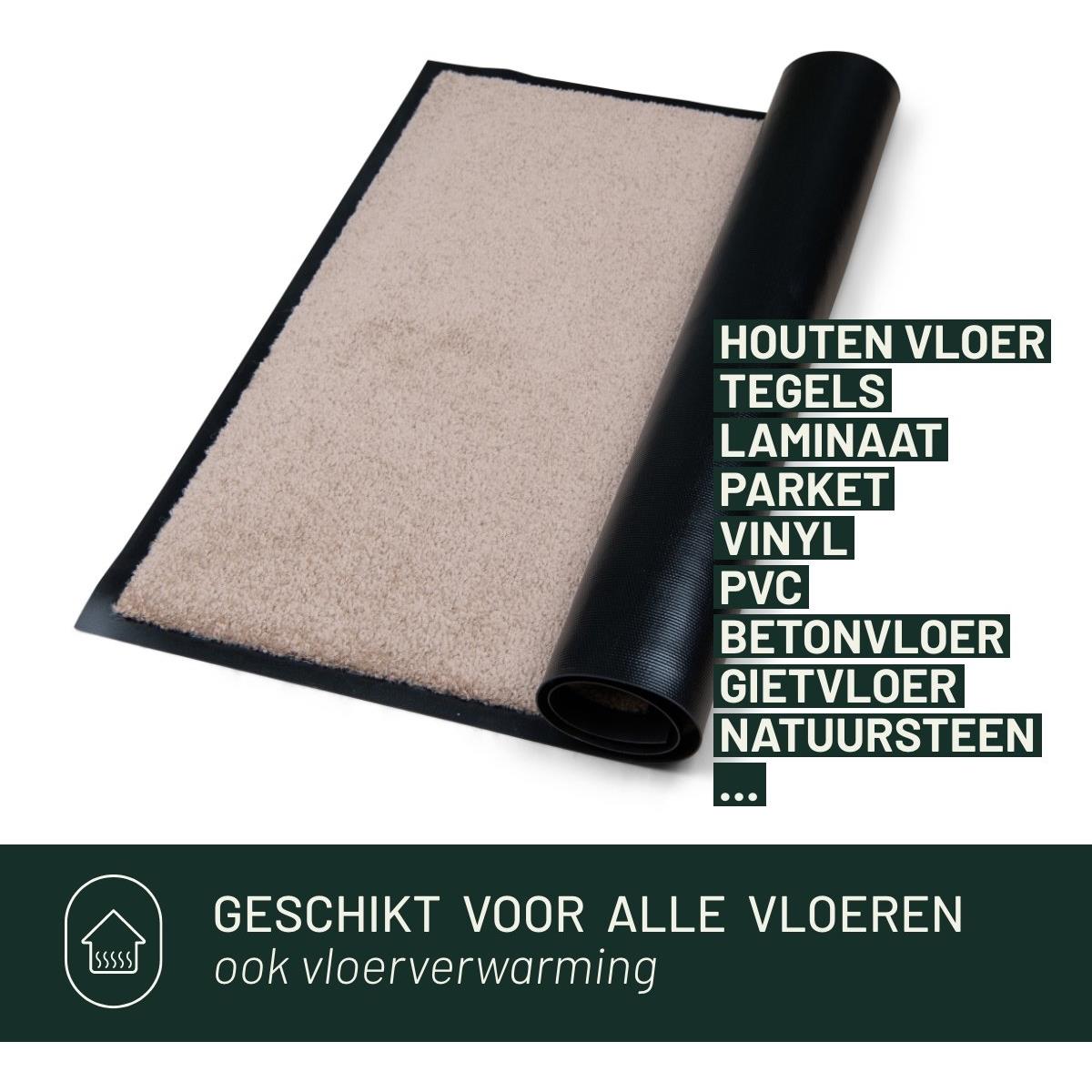 Studio M CLASSIC PRO Antislip Droogloopmat 60x80 cm - Beige