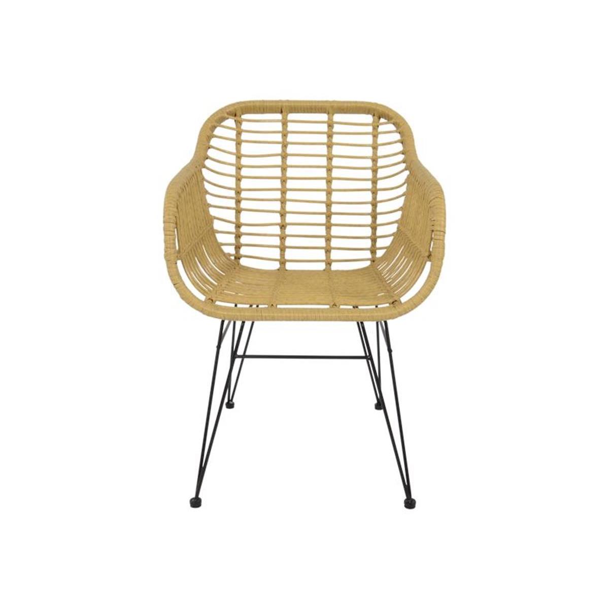 Lesli Living stoel Moda - naturel