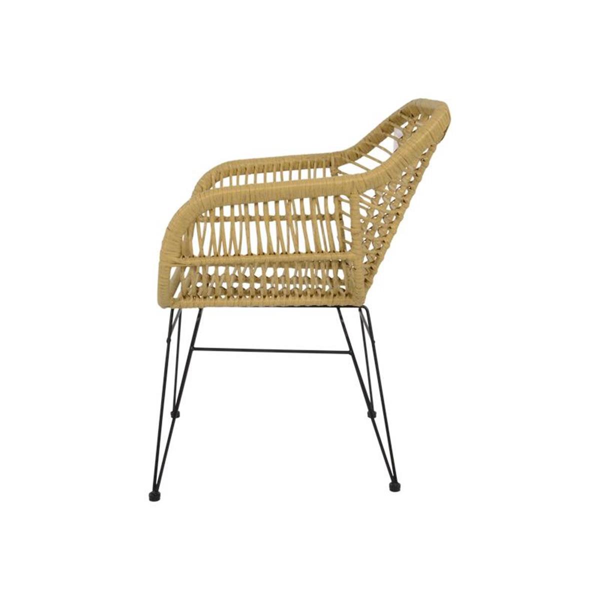 Lesli Living stoel Moda - naturel