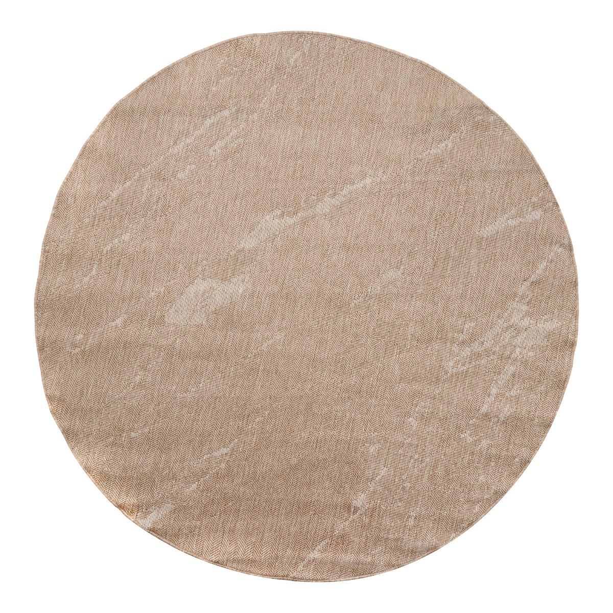 Eva Interior Buitenkleed Marble Naturel Rond 200cm
