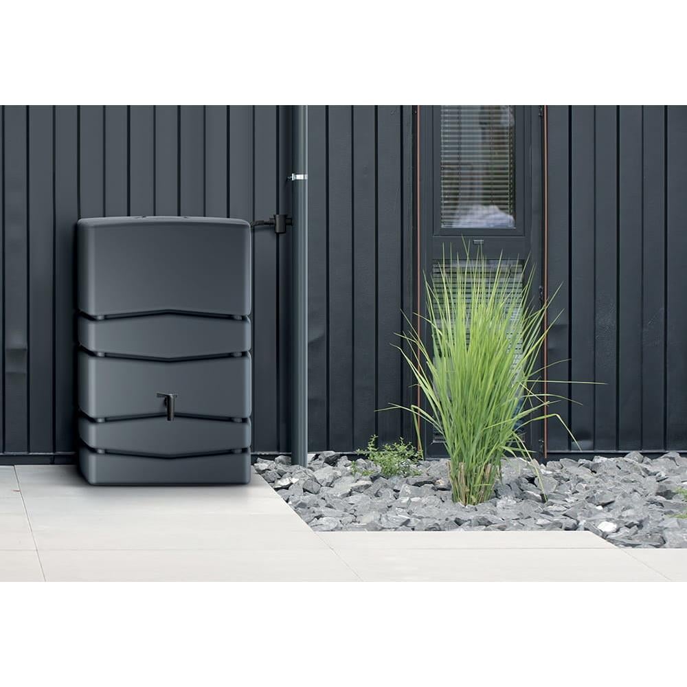 Prosperplast - Regenton Aqua Tower 450 liter - Antraciet