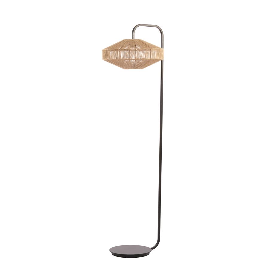 Light & Living - Vloerlamp LYRA - Ø43x164cm - Bruin