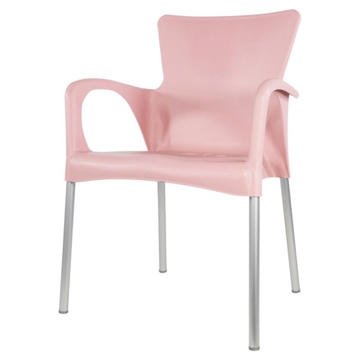 Lesli Living Bella terrasstoel roze