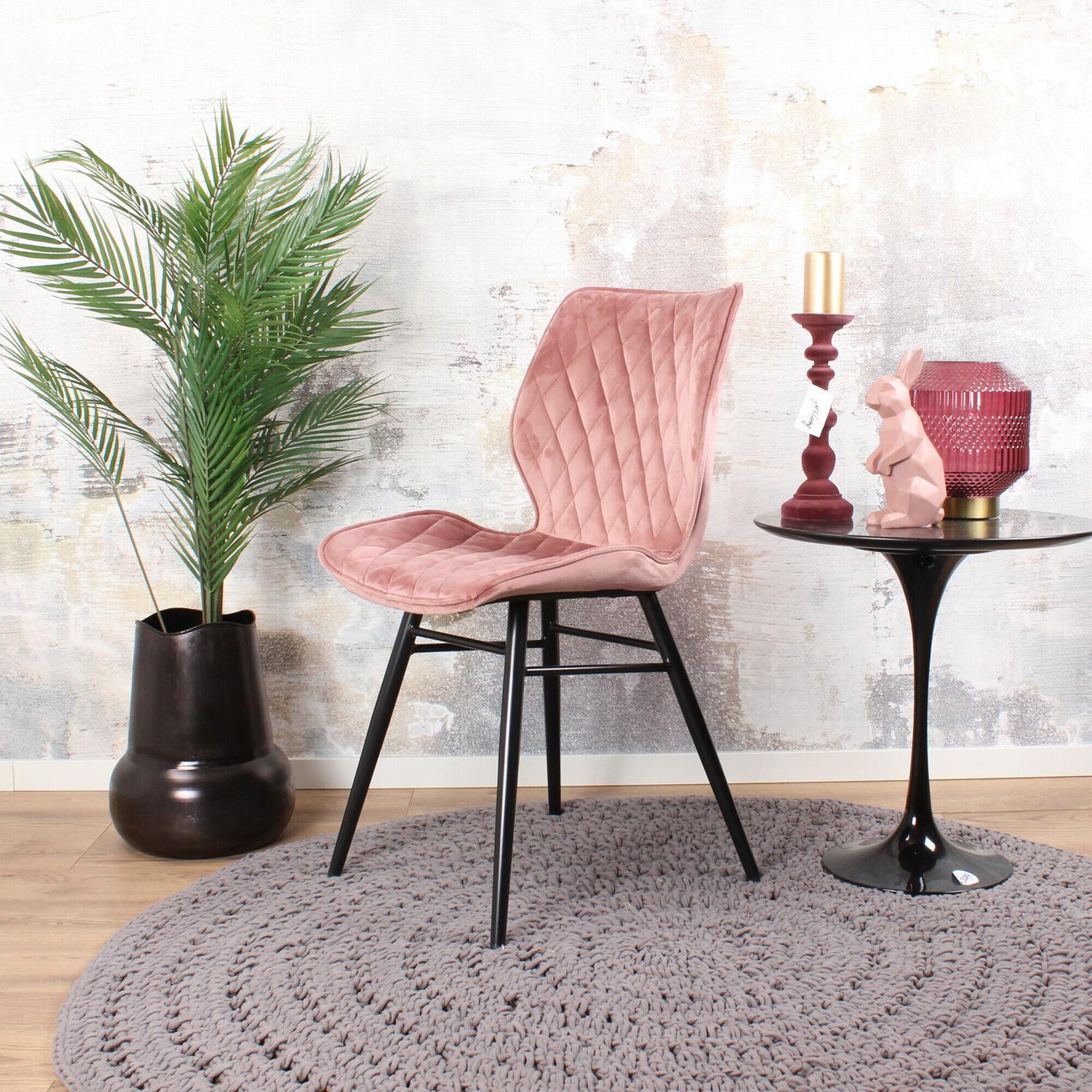 DS4U Ruby eetkamerstoel 2.0 velvet roze