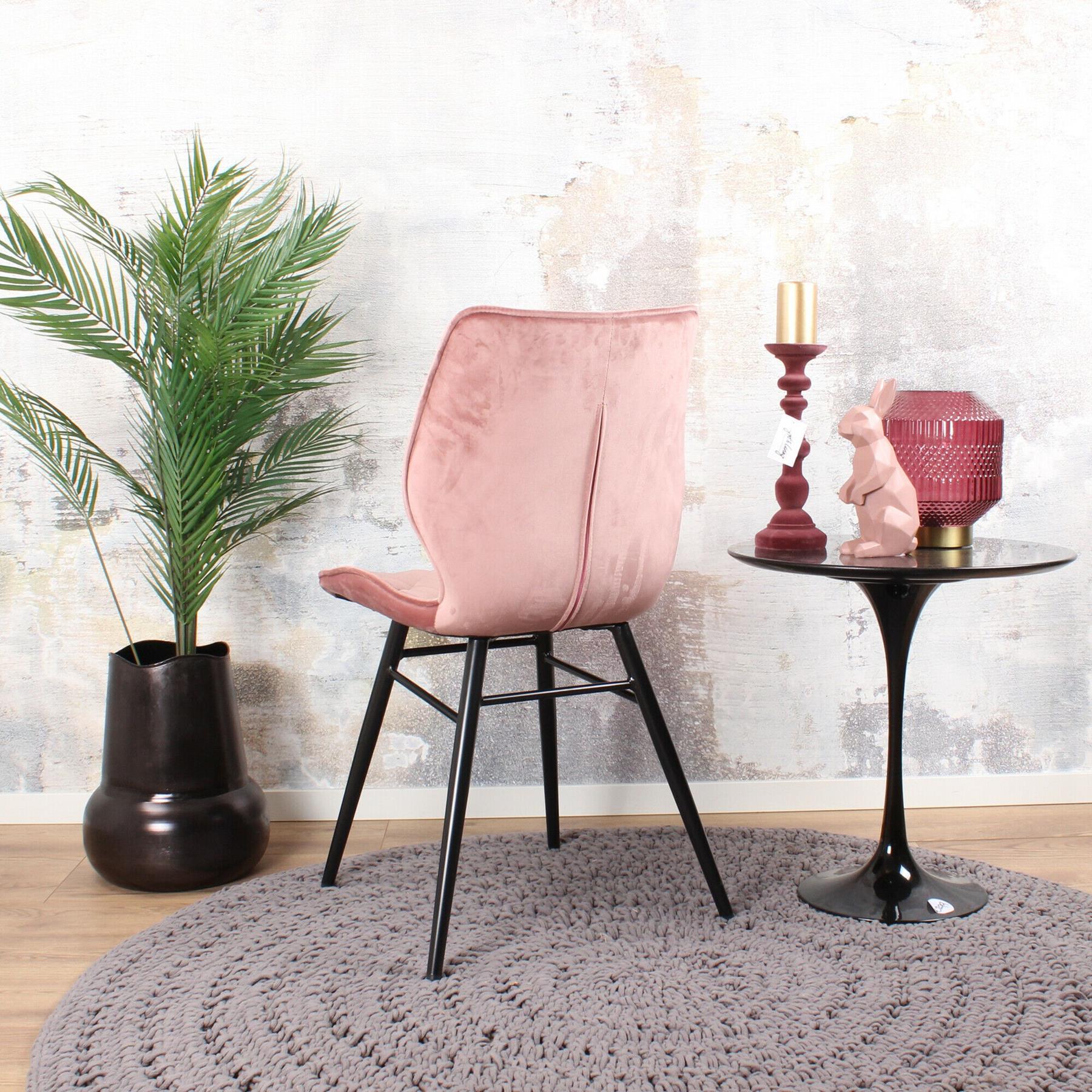 DS4U Ruby eetkamerstoel 2.0 velvet roze