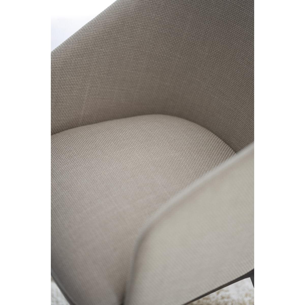 Rowico Home Windham Eetkamerstoel Beige - Donker Eiken - Set Van 2