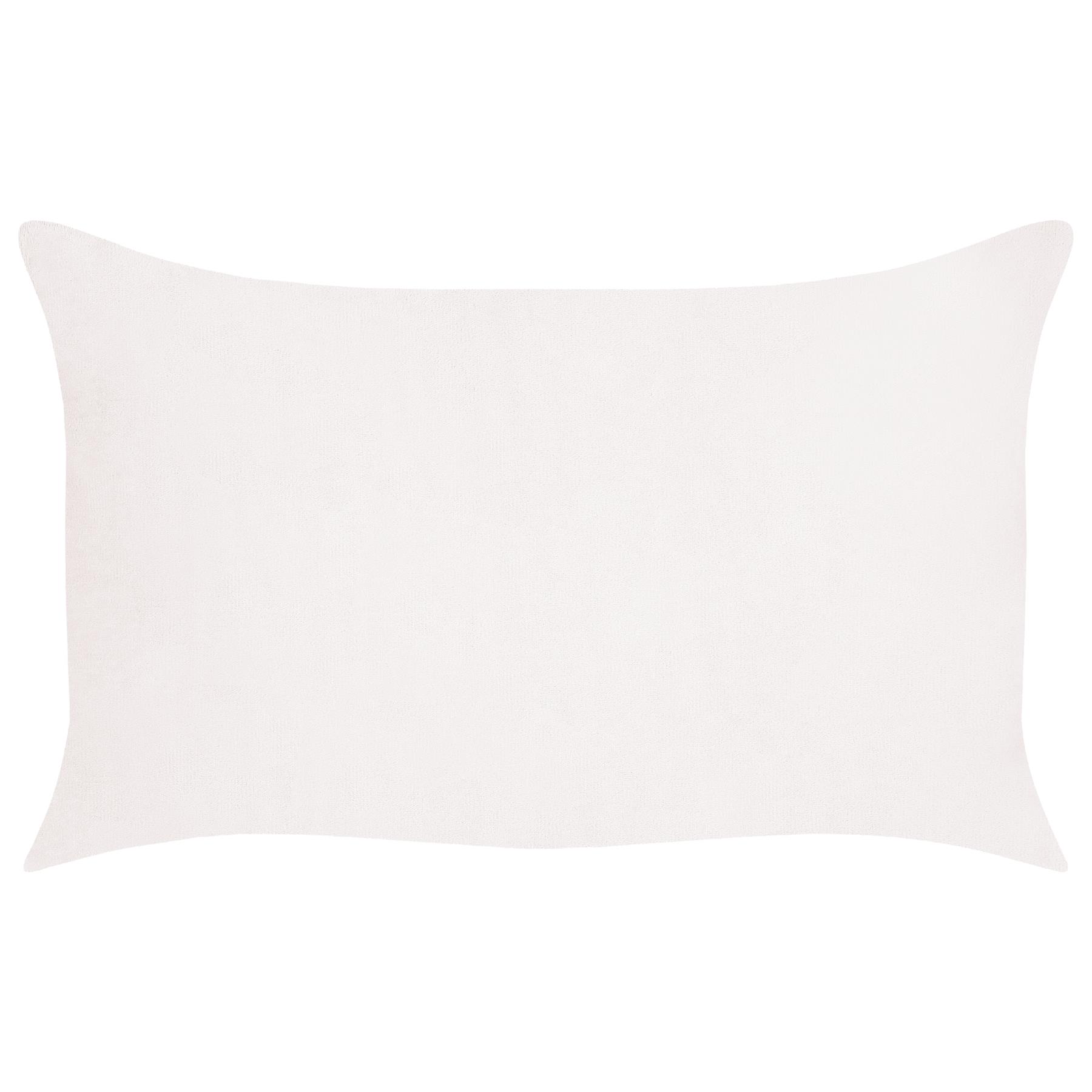 Beliani - MILLET - Sierkussen set van 2 - Wit - 47 x 27 cm - Corduroy