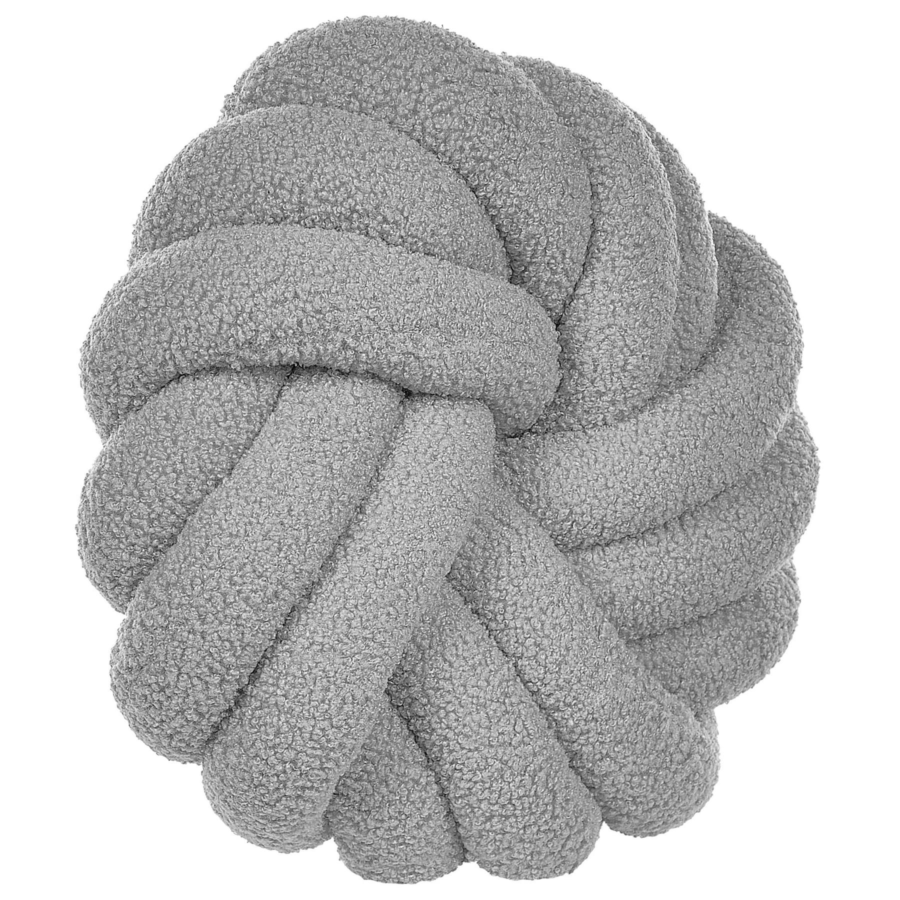 Beliani - AKOLA - Sierkussen - Grijs - 31 x 31 cm - Bouclé