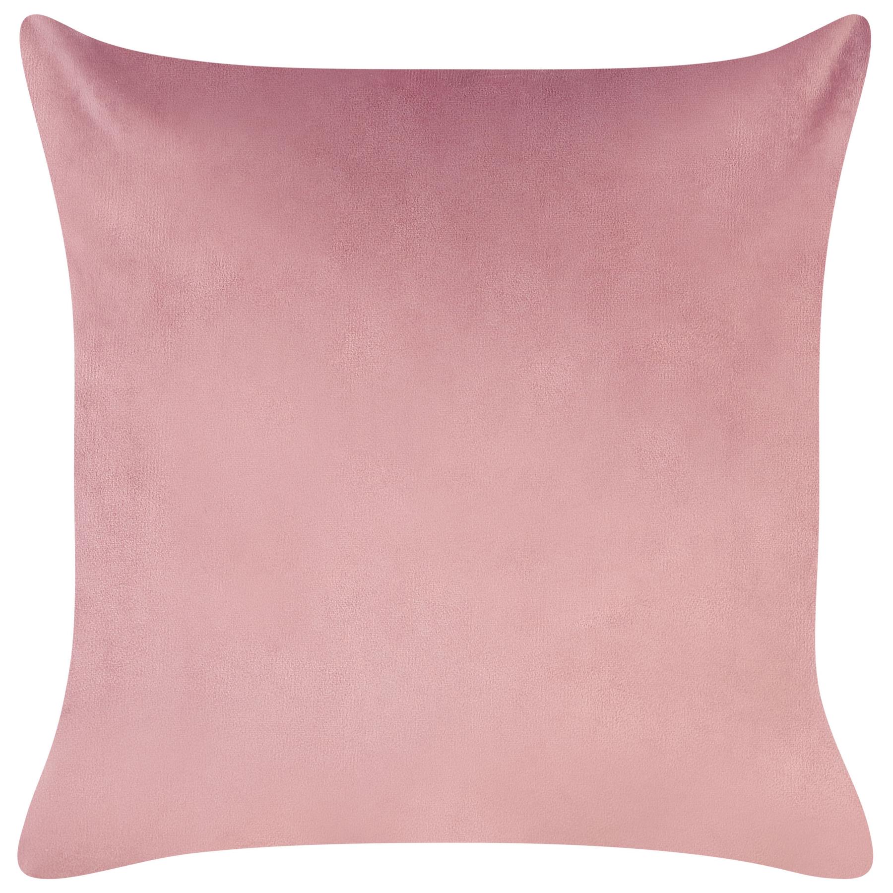 Beliani-CARANDAY-Sierkussen set van 2-Roze-45 x 45 cm-Fluweel