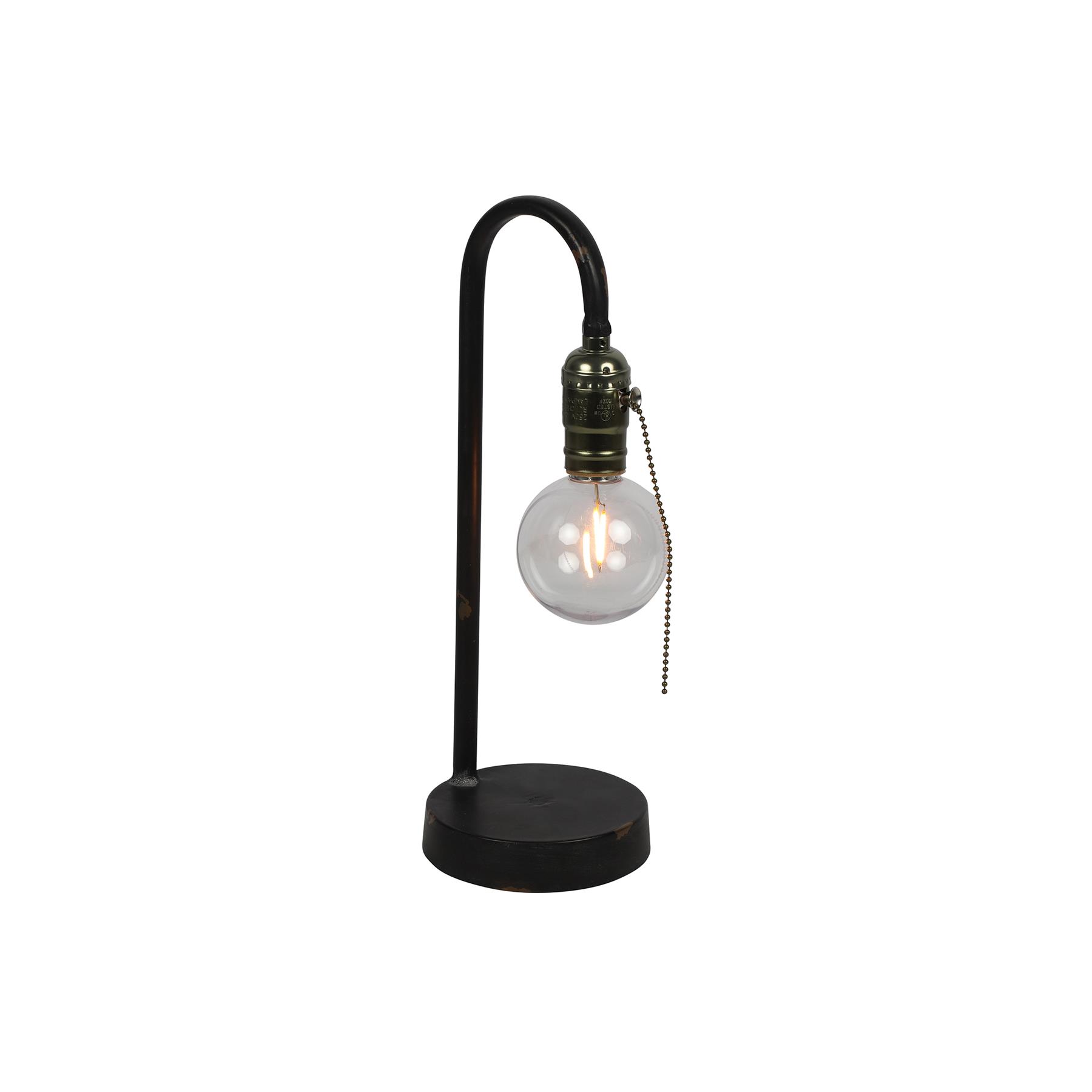 Tafellamp LED E27 timer Kilian zwart kopen? Shop bij fonQ.be!