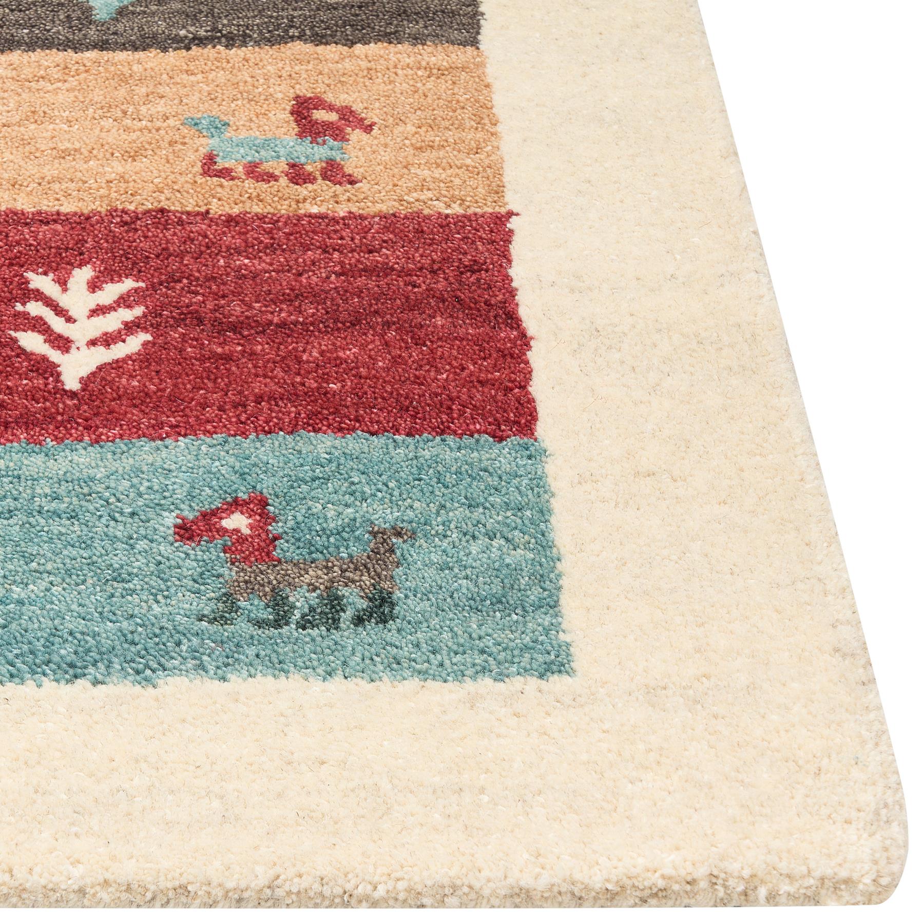 Beliani-SARILAR-Modern vloerkleed-Multicolor-160 x 230 cm-Wol