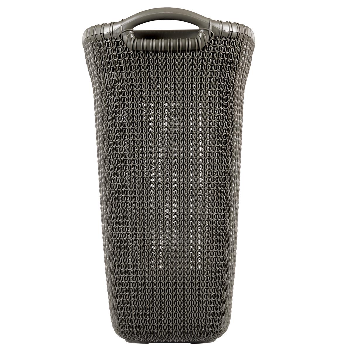 Curver Knit Wasmand met deksel - 57 l - set van 2 - Bruin