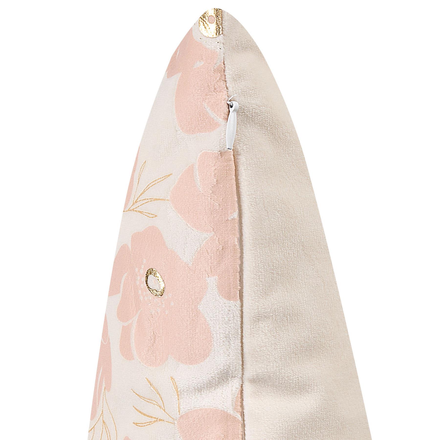 Beliani-TRITELEIA-Sierkussen set van 2-Roze-45 x 45 cm-Fluweel