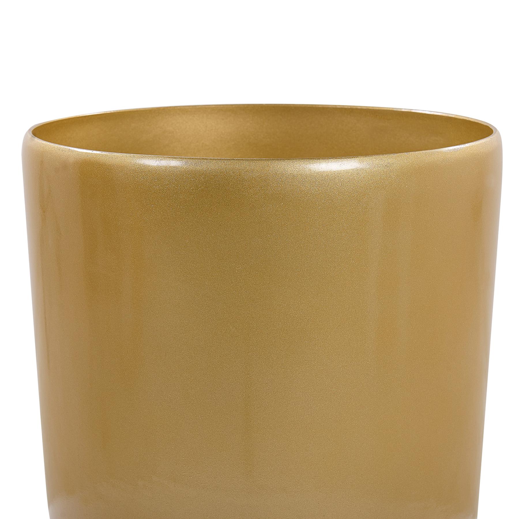 Beliani - TSERIA - Bloempot set van 2 - Goud - 32 cm - Stenenmix