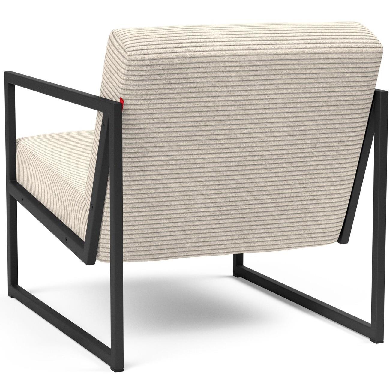 Innovation Vikko Ivory Corduroy Loungestoel met Armleuning