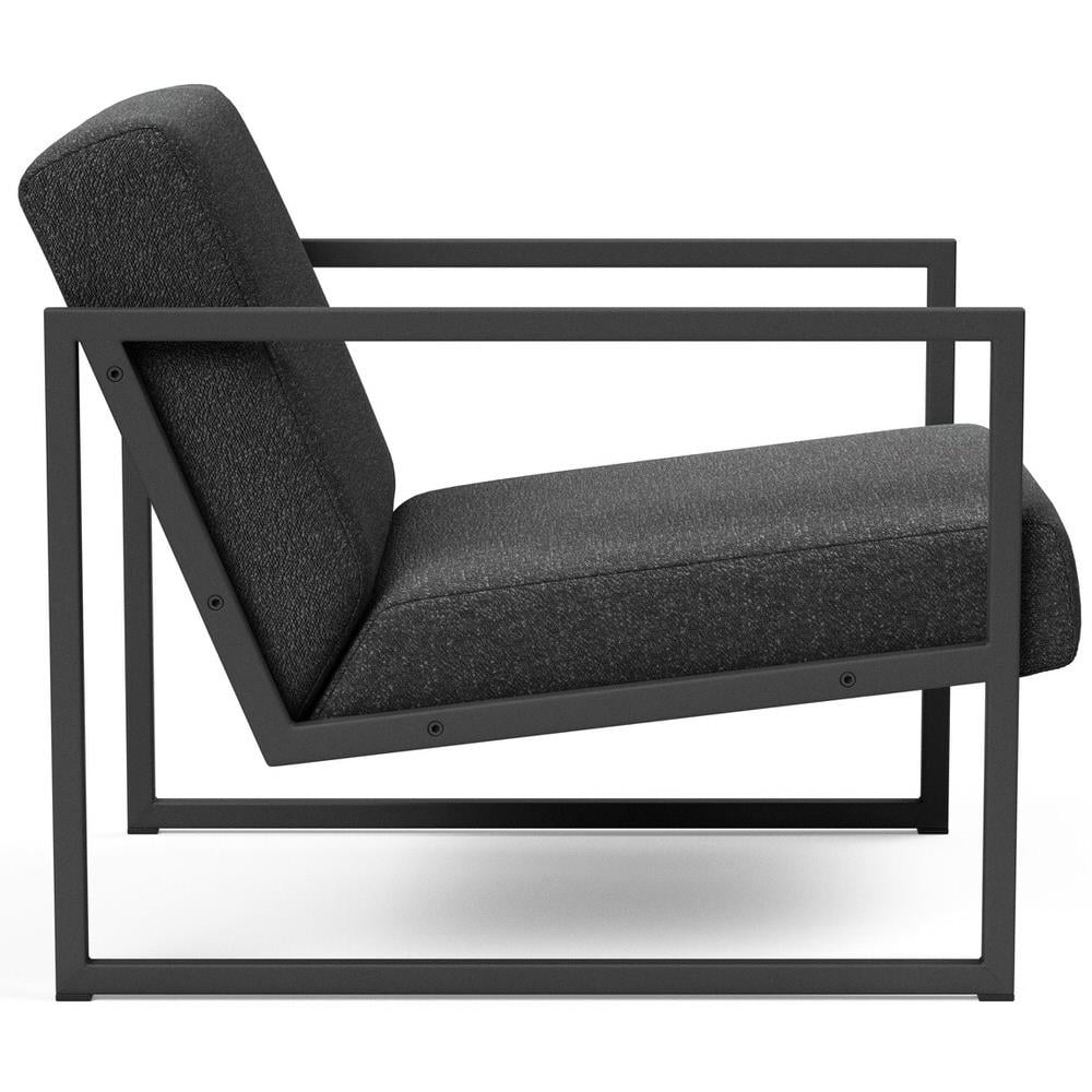 Innovation Vikko Houtskool Zwart Loungestoel met Armleuning