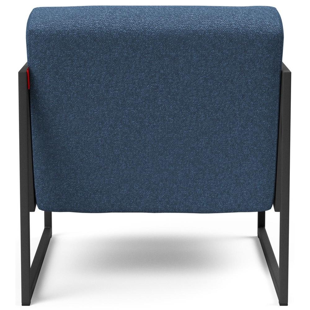 Innovation Vikko Blauw Bouclé Loungestoel met Armleuning