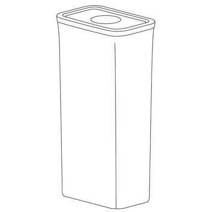 OXO Good Grips voorraadbus POP 2.0 - rechthoek - 2,6 liter