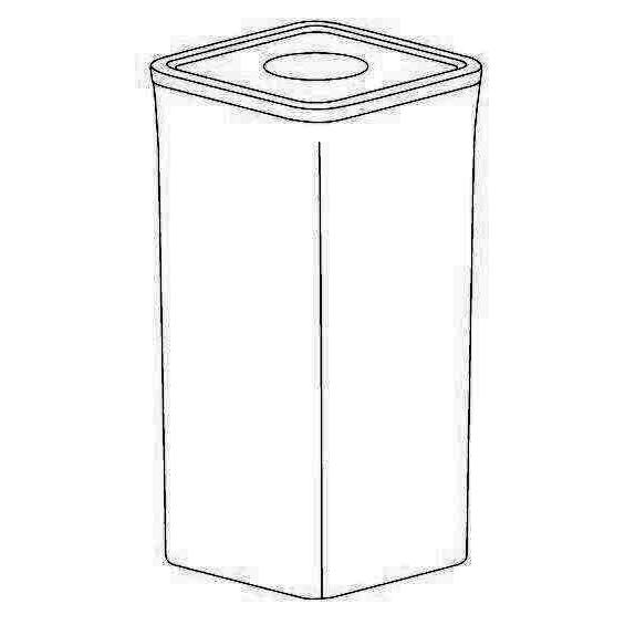 OXO Good Grips voorraadbus POP 2.0 - vierkant - 2,1 liter
