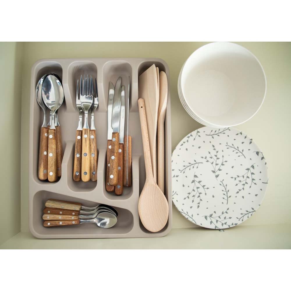 Natural Elements - Bestekbak - Bamboevezel - Bestekorganizer - Duurzaa