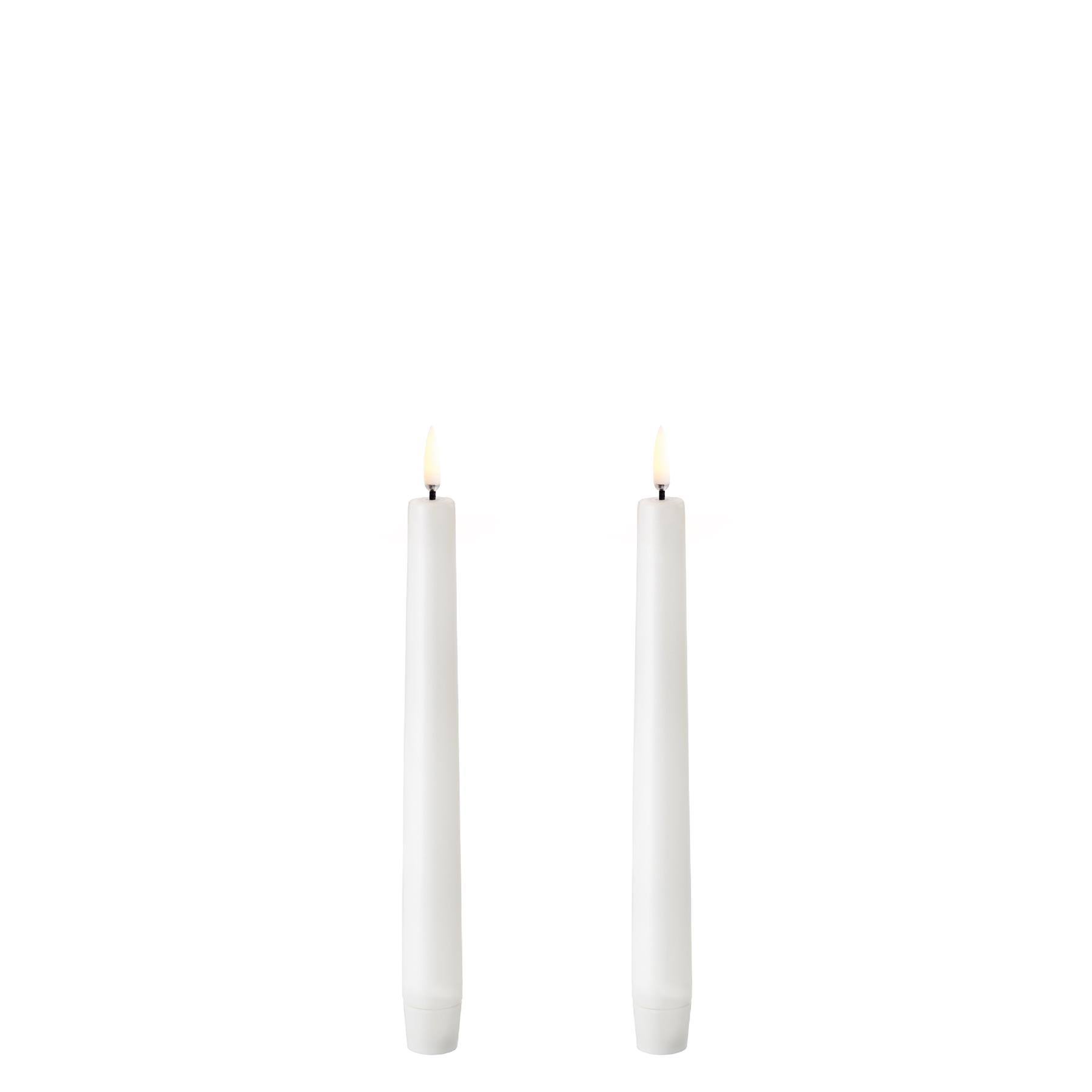 Uyuni Led Tafelkaars Wit- 20CM - Set van 2