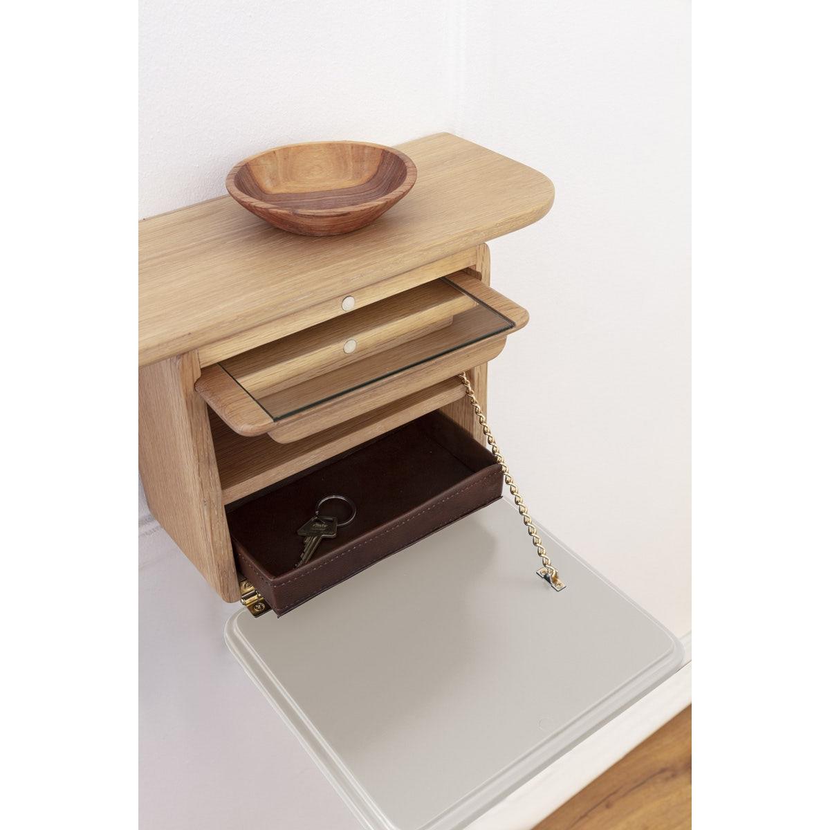 Umage One More Look Wandspiegel met Plank - Pearl White
