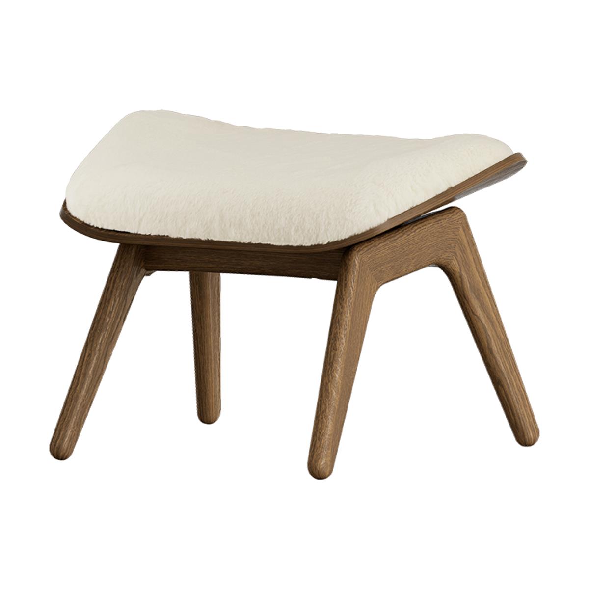 Umage The Reader Ottoman Voetenbank Donker Eiken - Teddy White