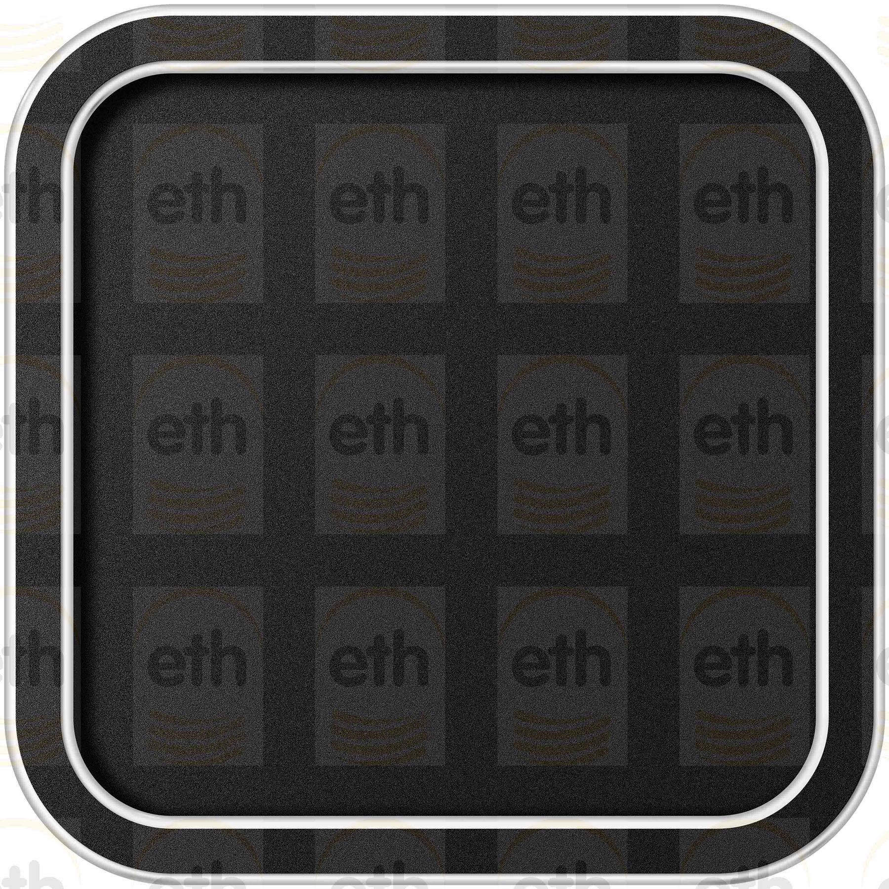 ETH Lois Plafonnière Vierkant LED 24W 3 Stappen Dimbaar IP44 Zwart