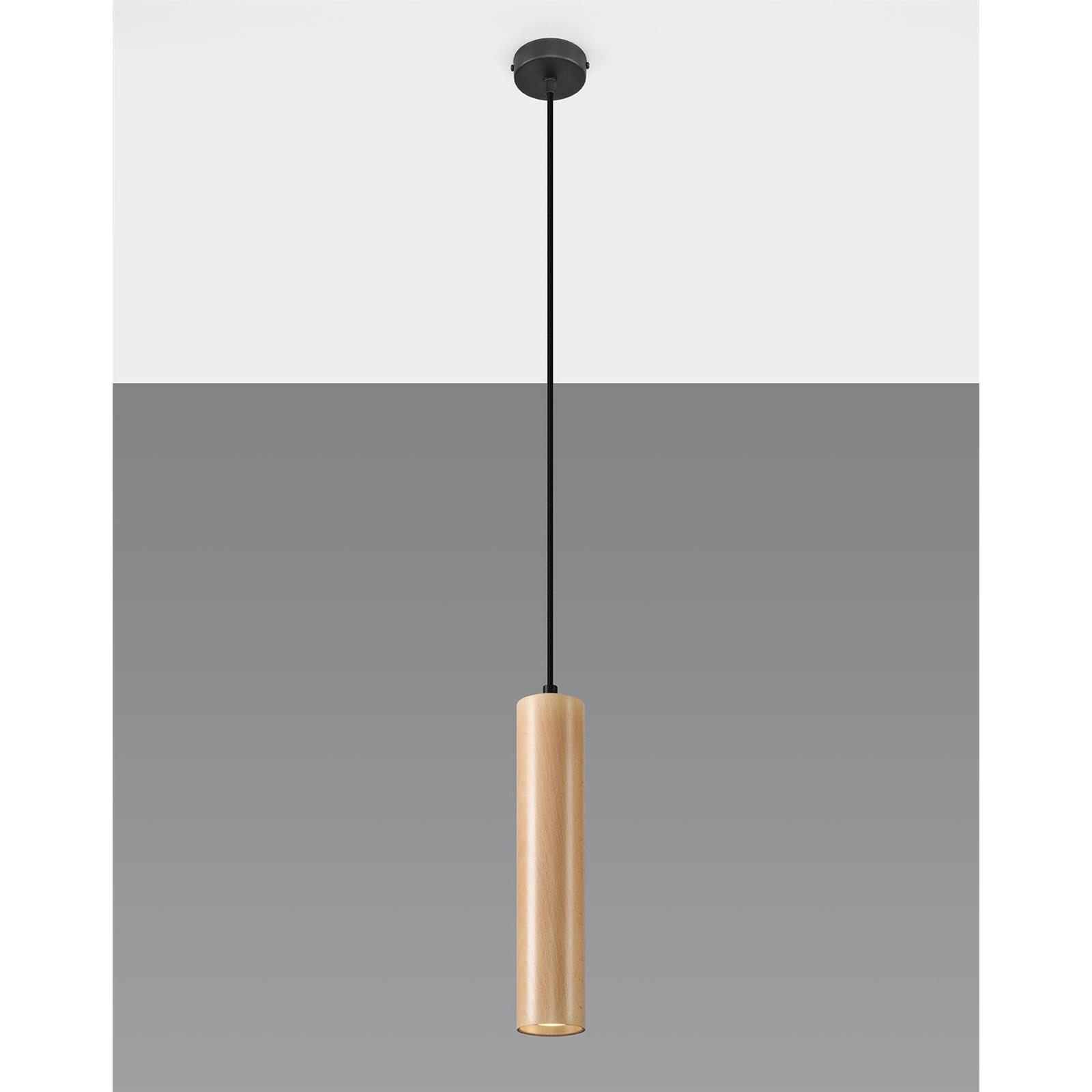 Sollux Hanglamp Lino 1 lichts  hout