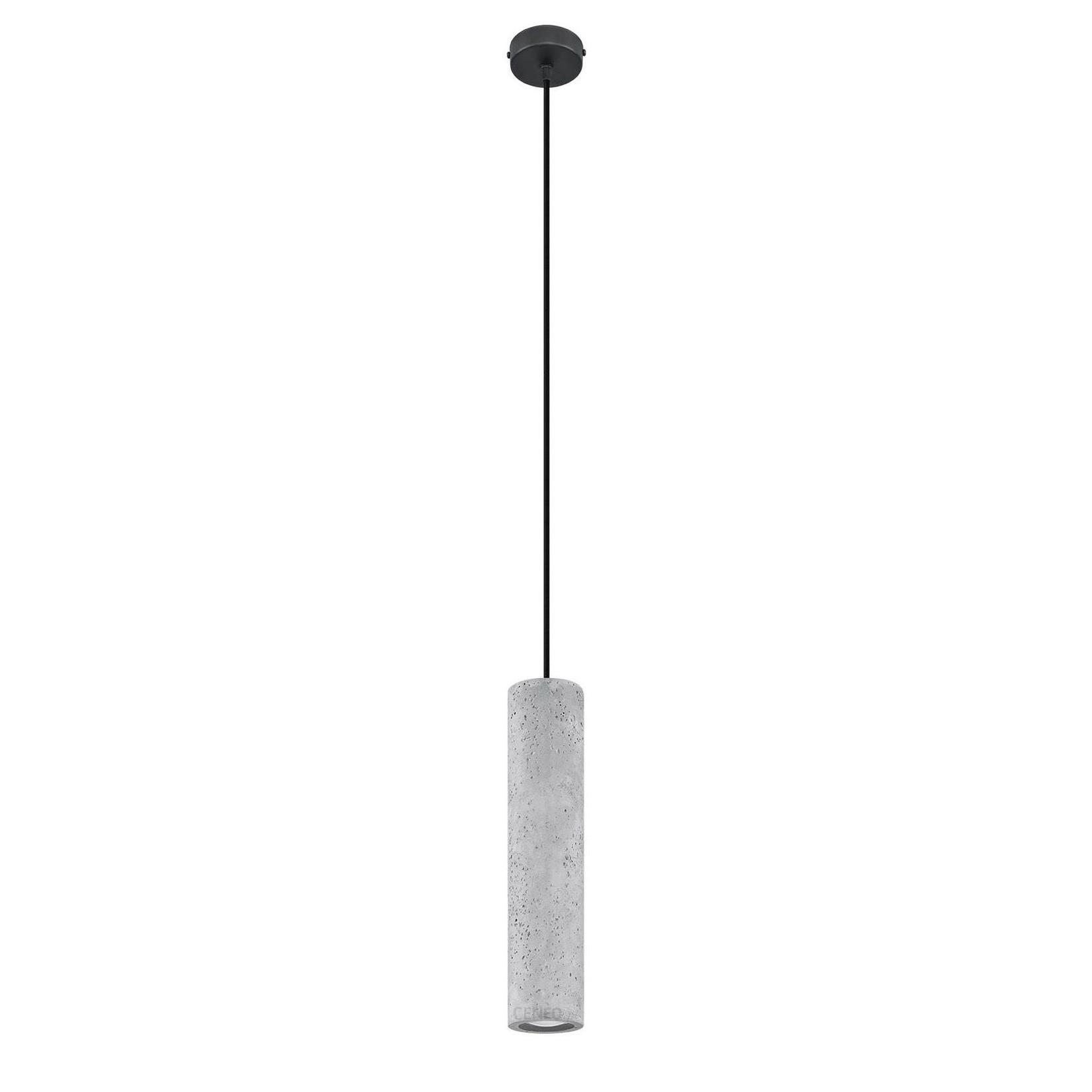 Sollux Hanglamp Luvo 1 lichts  beton