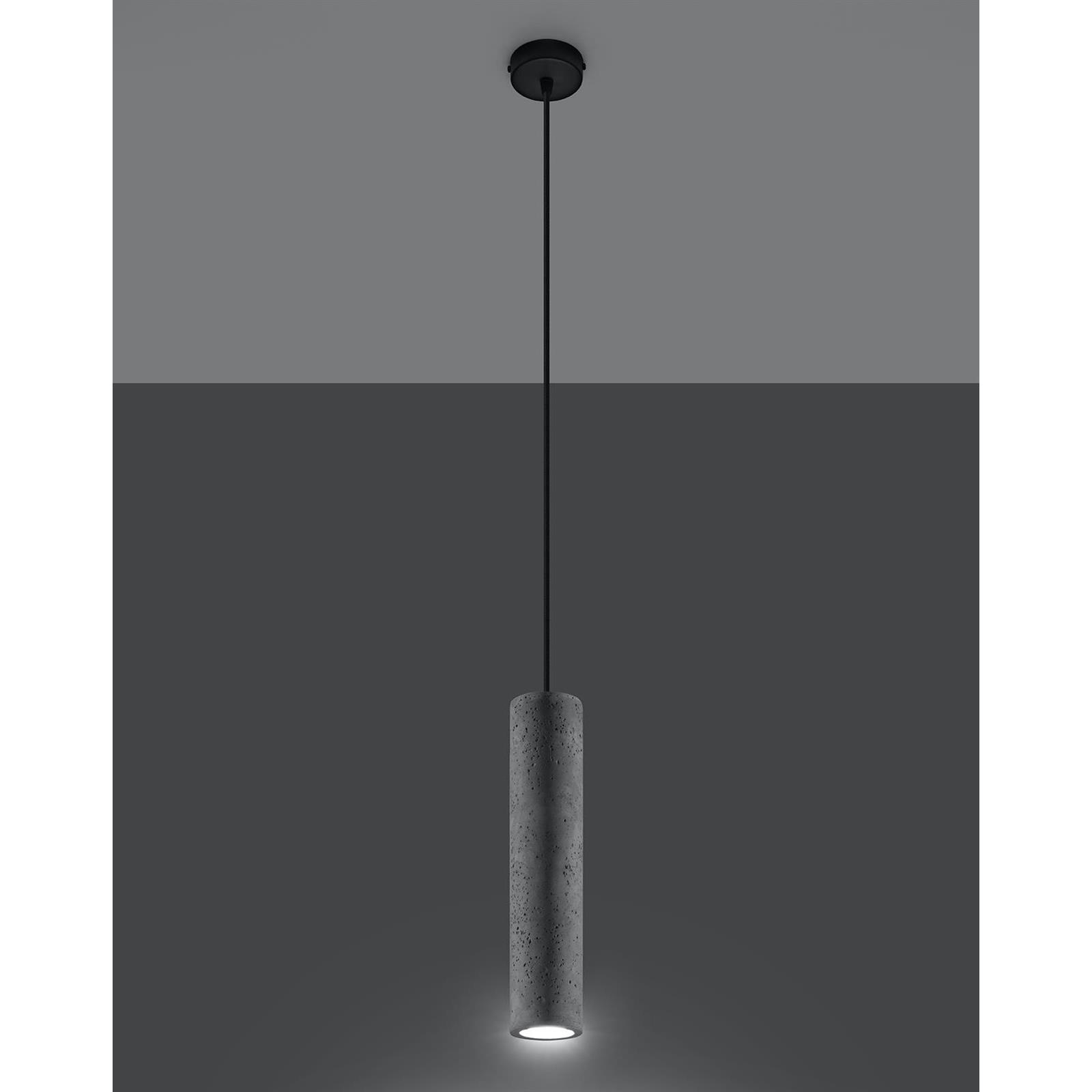 Sollux Hanglamp Luvo 1 lichts  beton