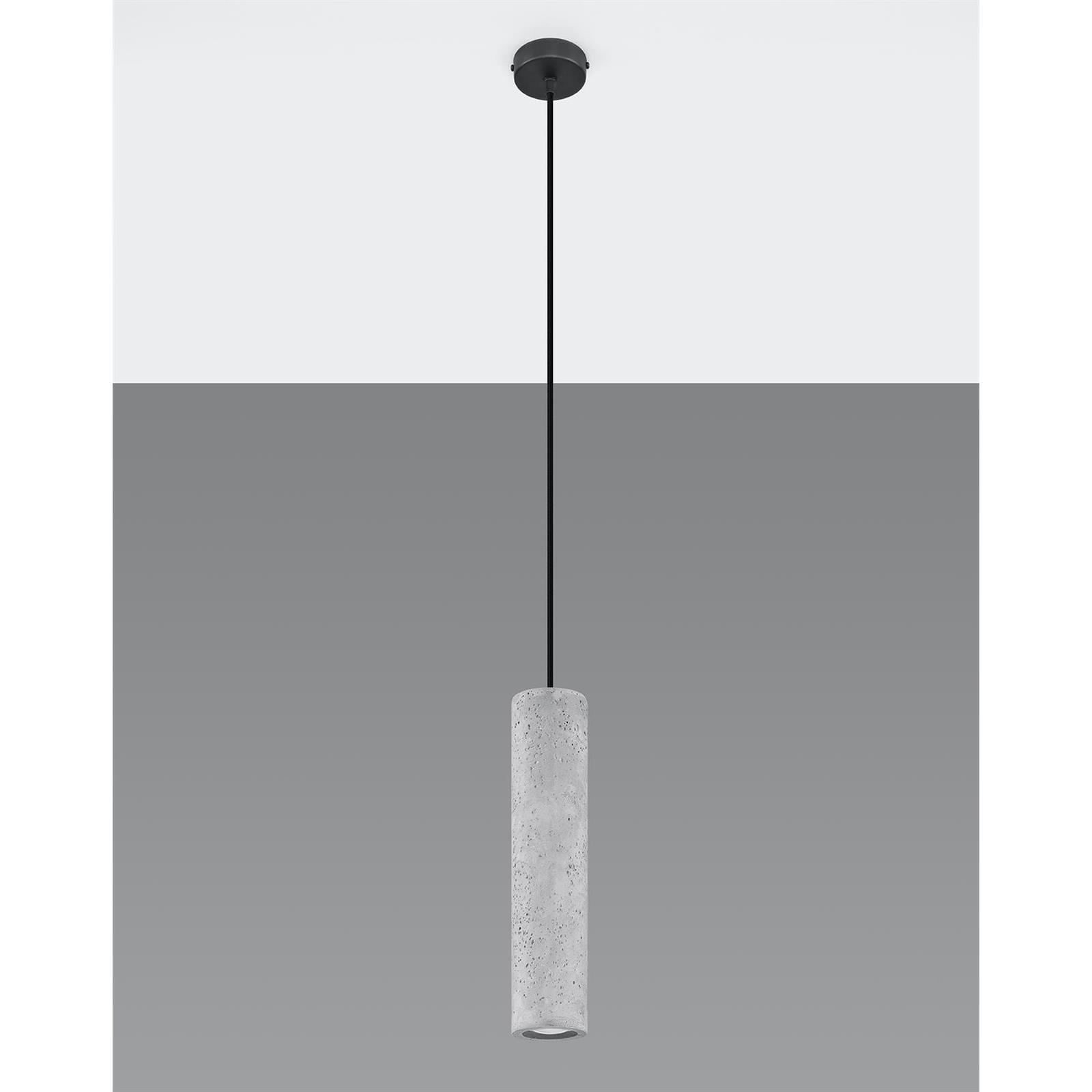 Sollux Hanglamp Luvo 1 lichts  beton