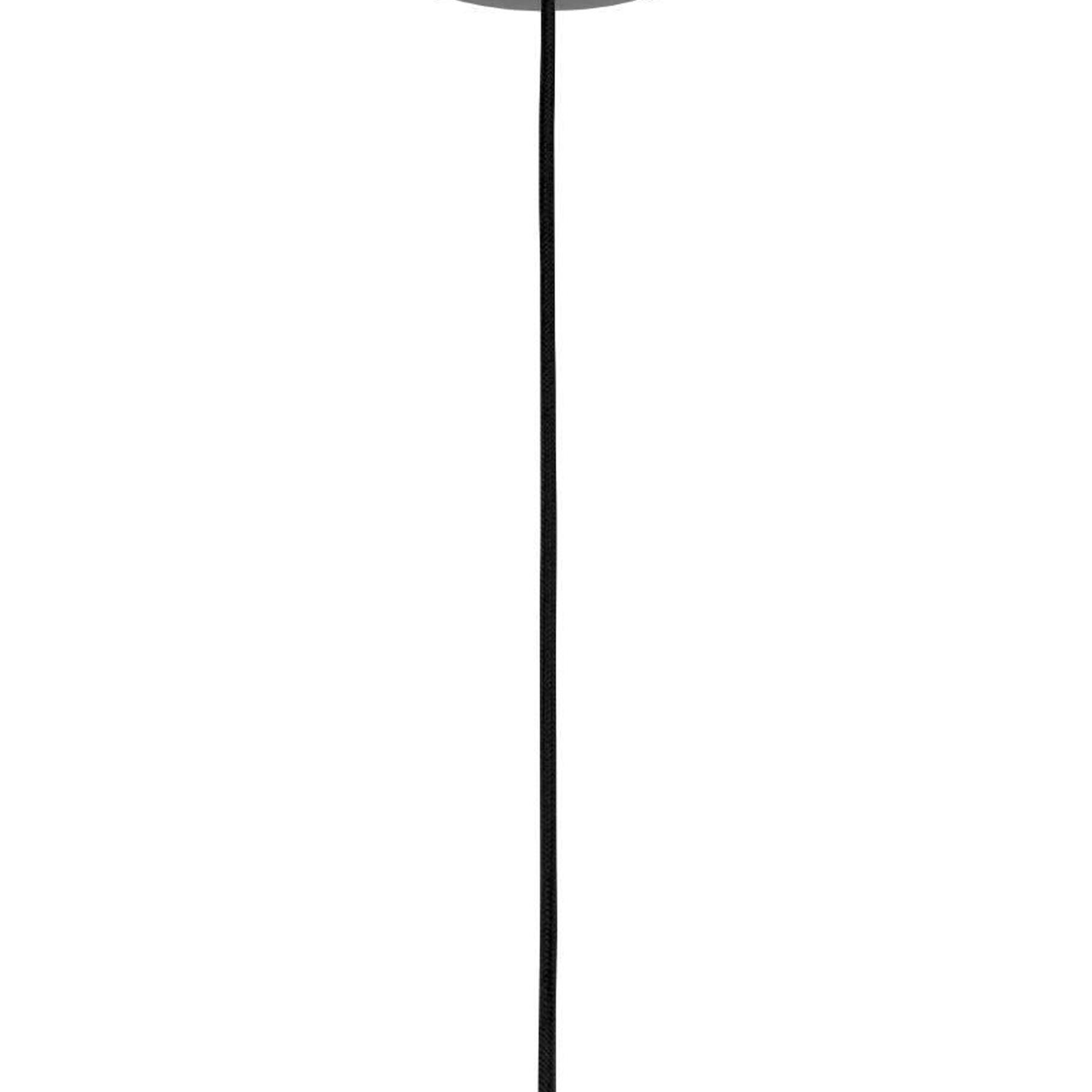 EGLO Barlaston Hanglamp - E27 - Ø 45 cm - Zwart|Grijs - Textiel