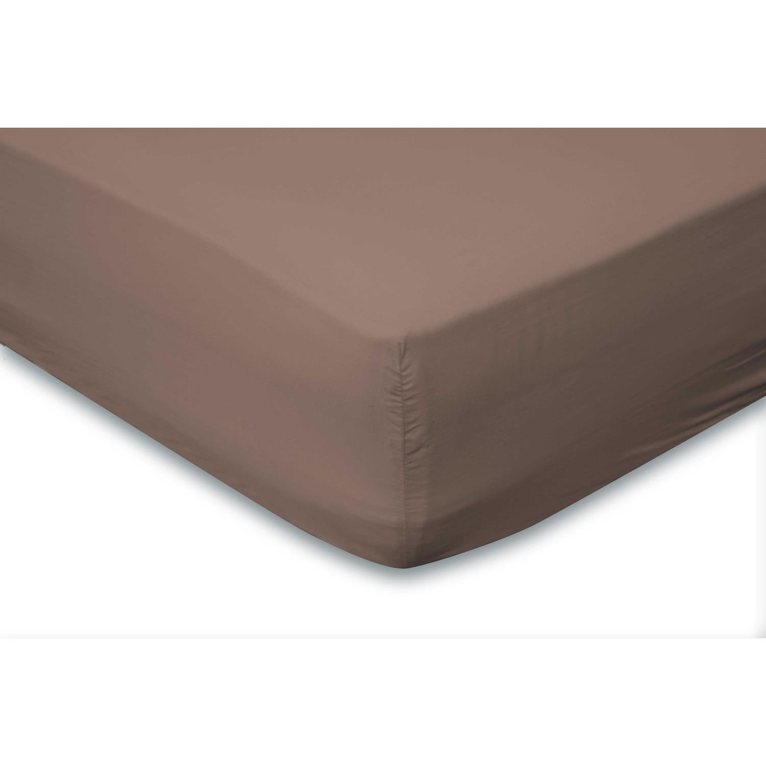 Elegance Hoeslaken Katoen Perkal 35cm Hoekhoogte oud roze