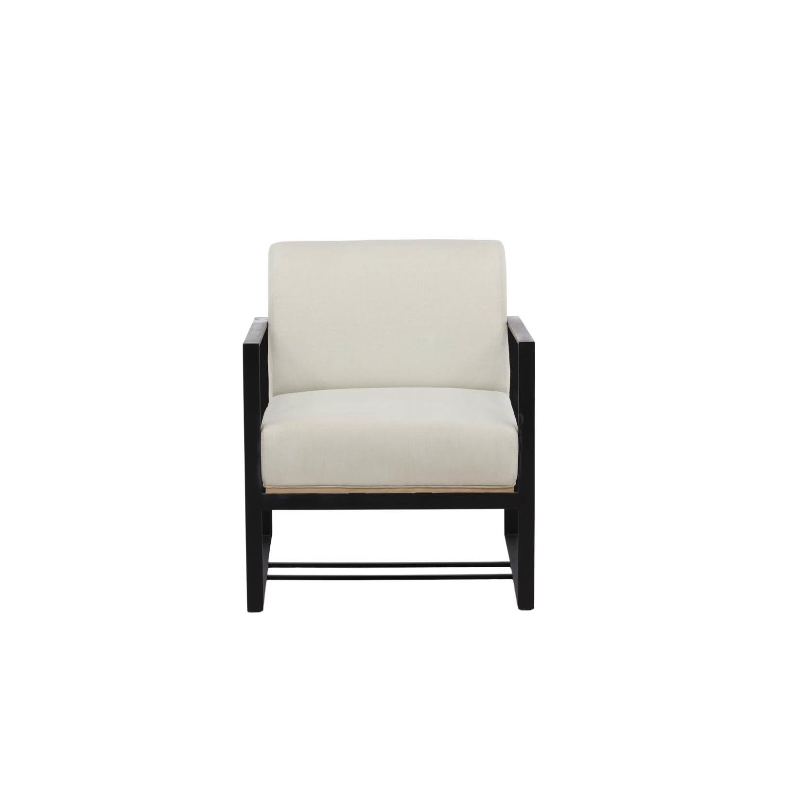 Hioshop Kansas fauteuil offwhite.