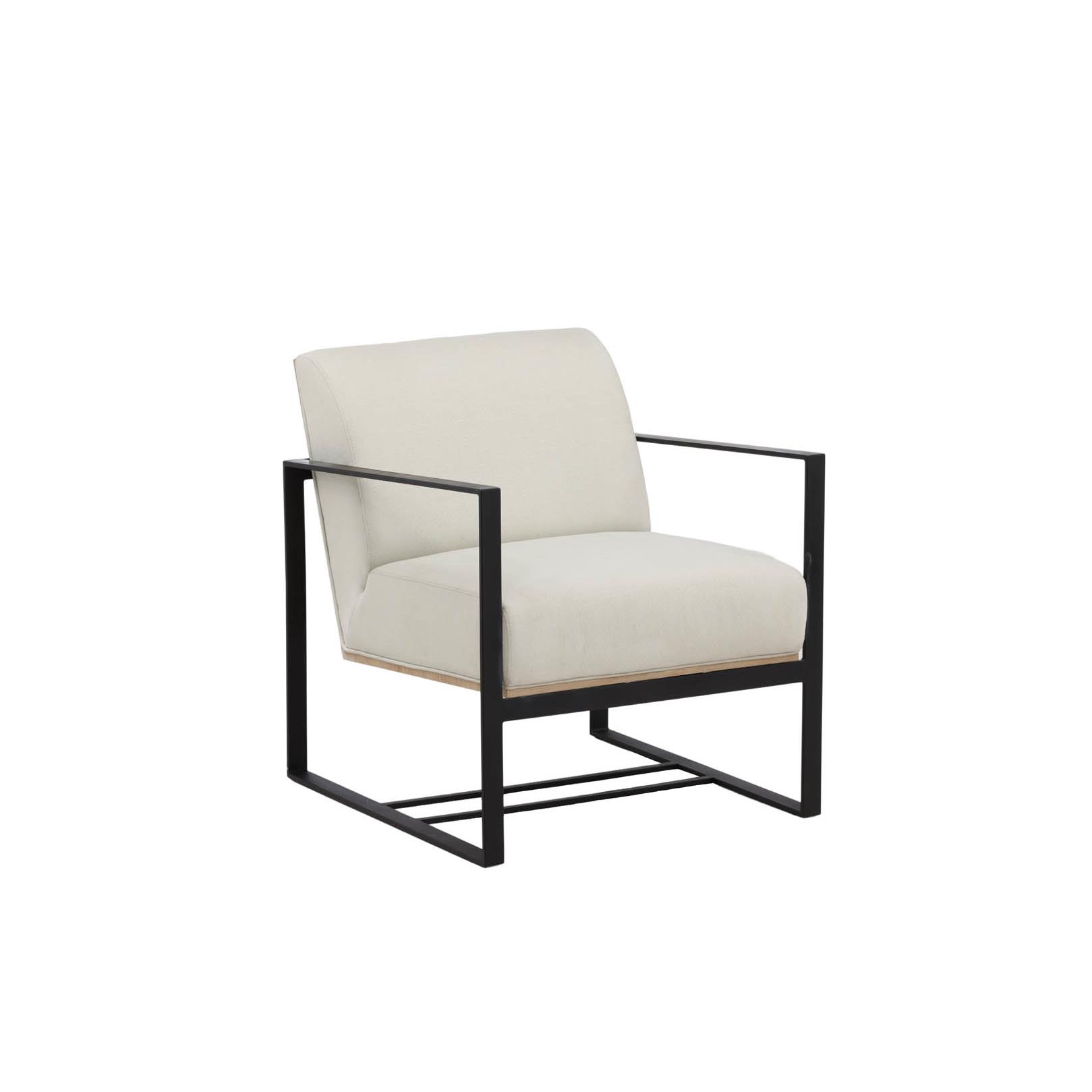 Hioshop Kansas fauteuil offwhite.