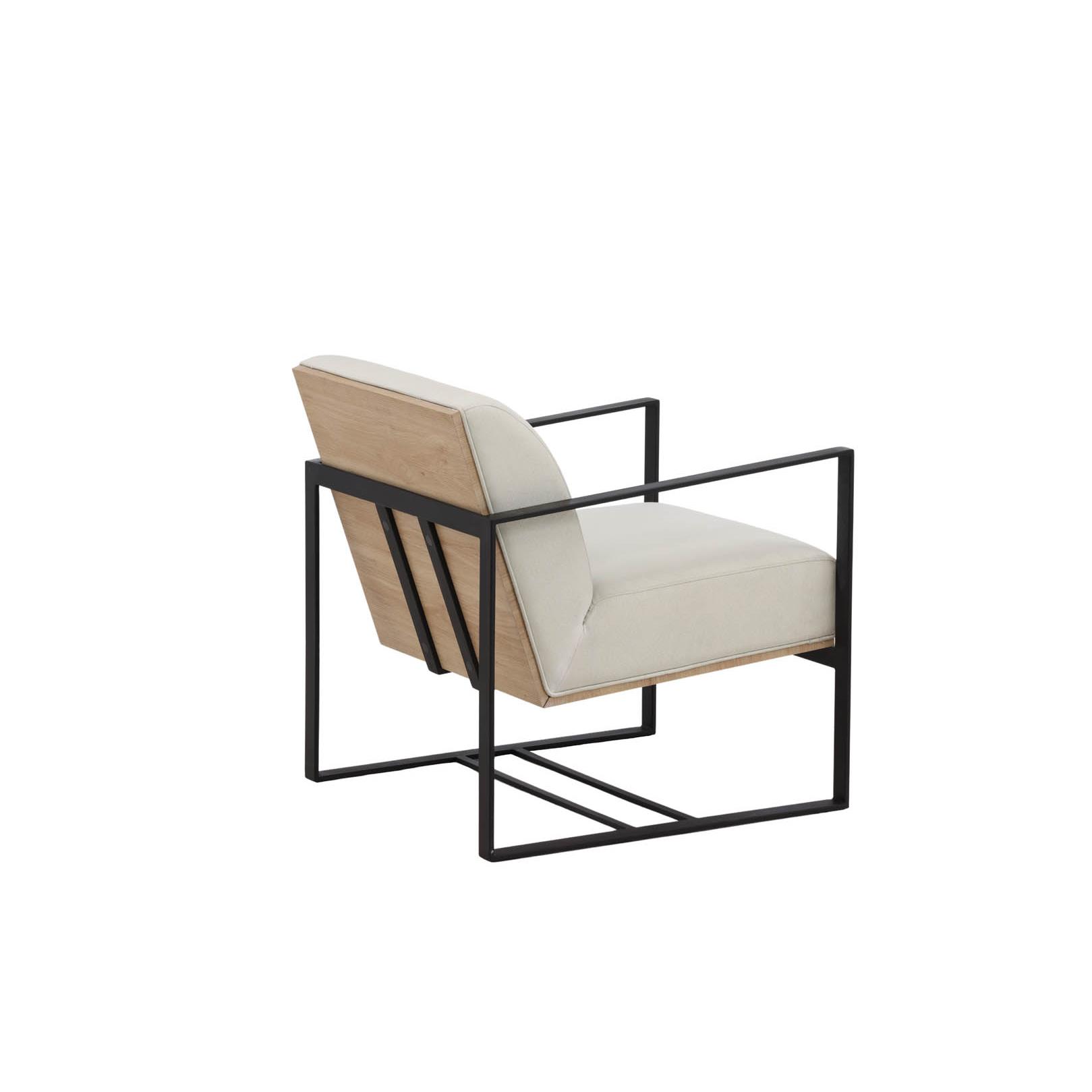 Hioshop Kansas fauteuil offwhite.