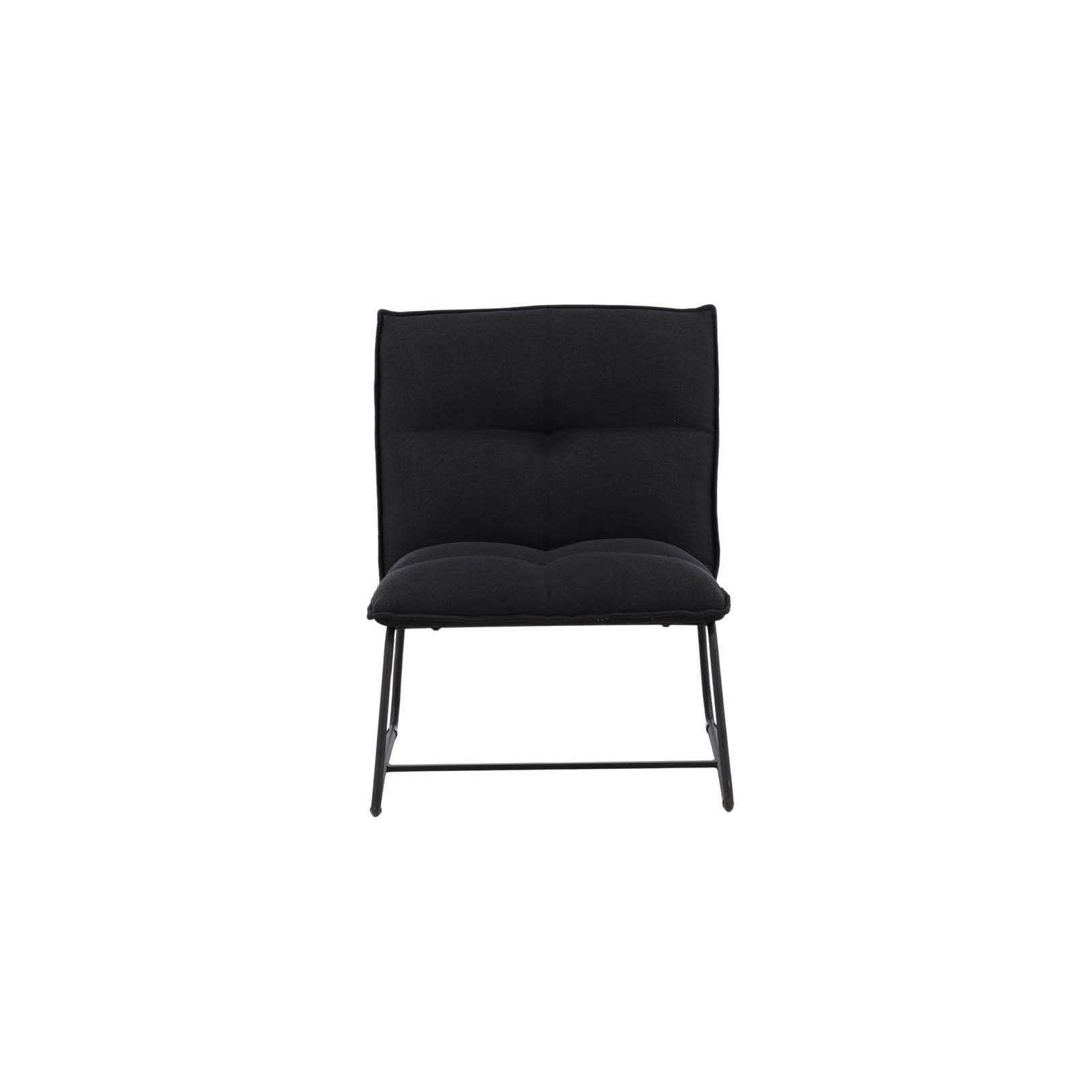 Hioshop Madison fauteuil zwart.