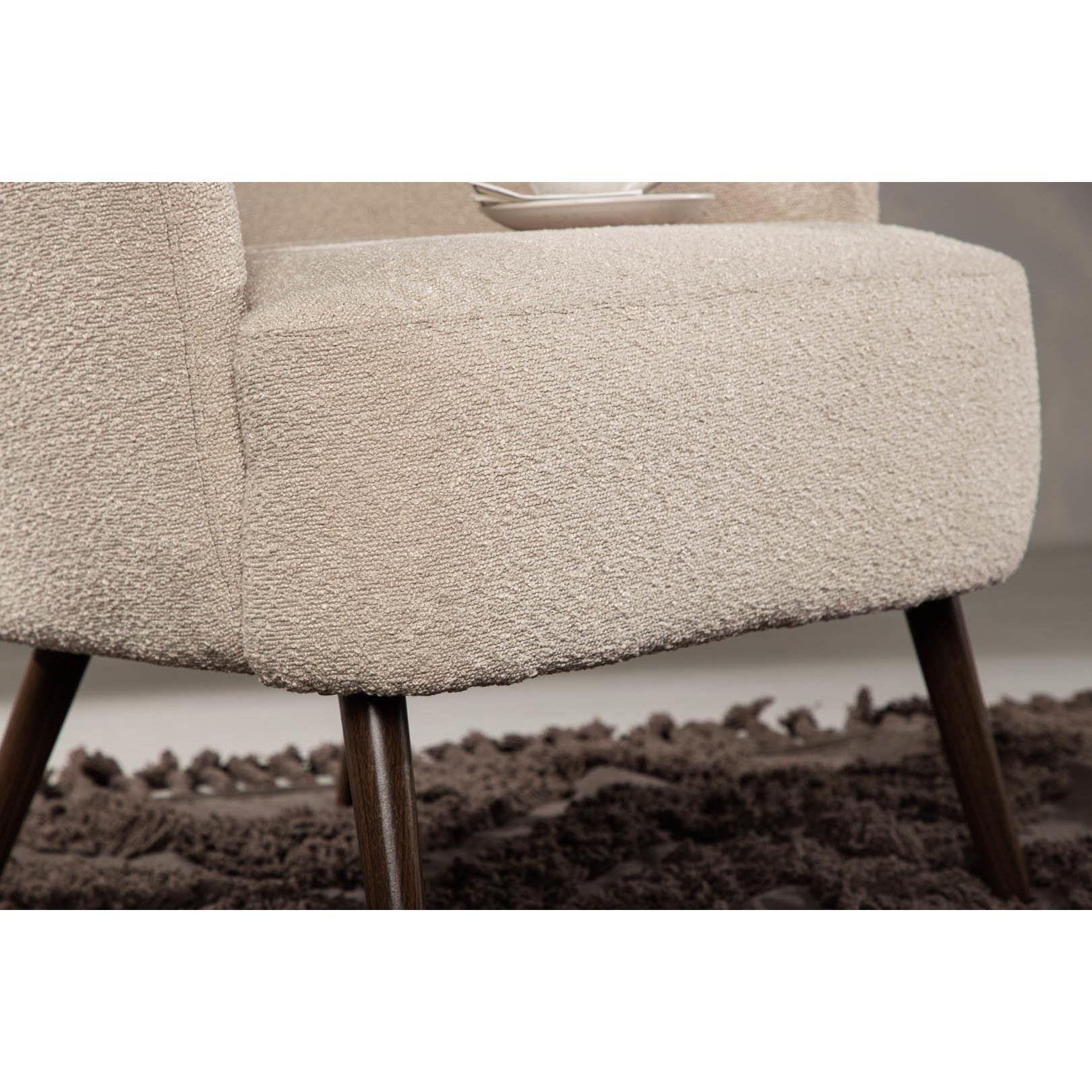 Hioshop Lincoln fauteuil beige.