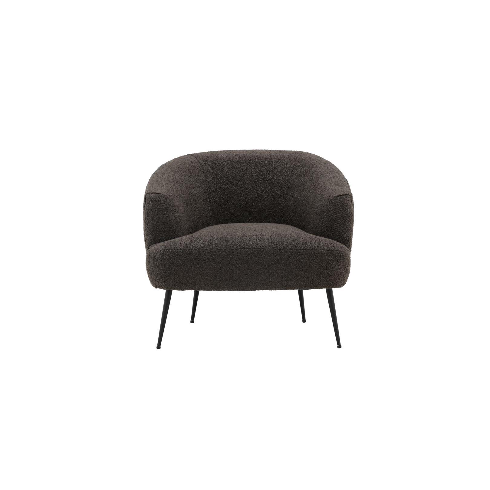Hioshop Derry fauteuil bruin.