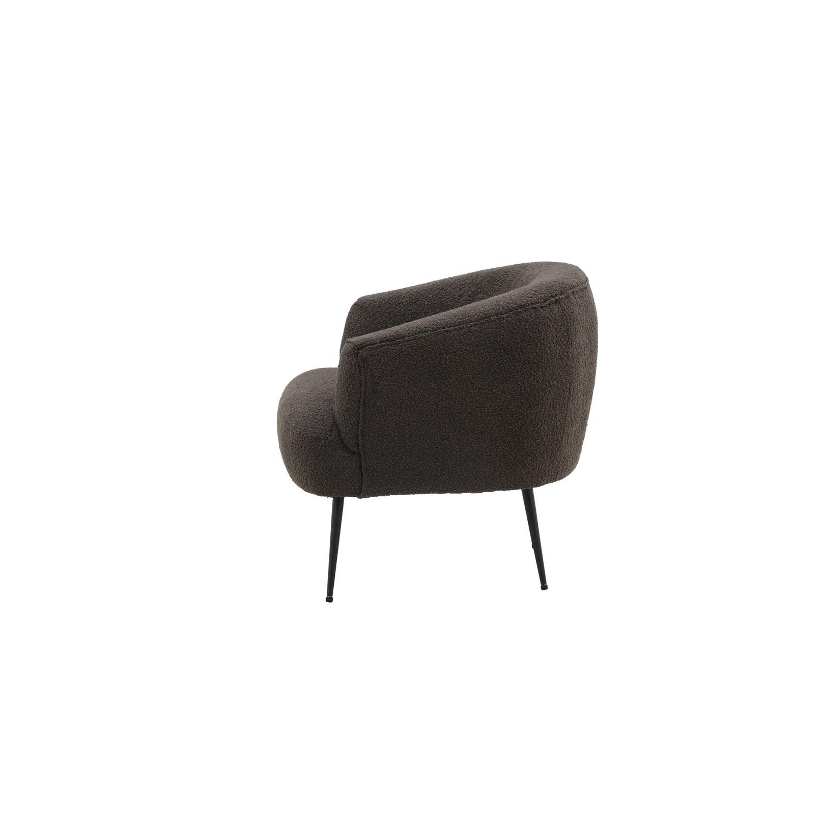 Hioshop Derry fauteuil bruin.