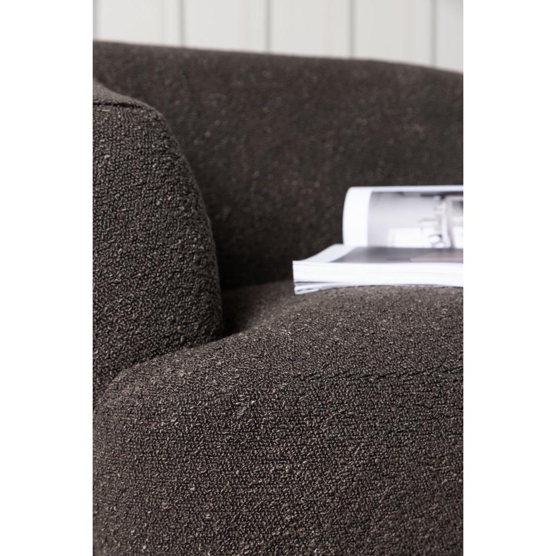 Hioshop Derry fauteuil bruin.