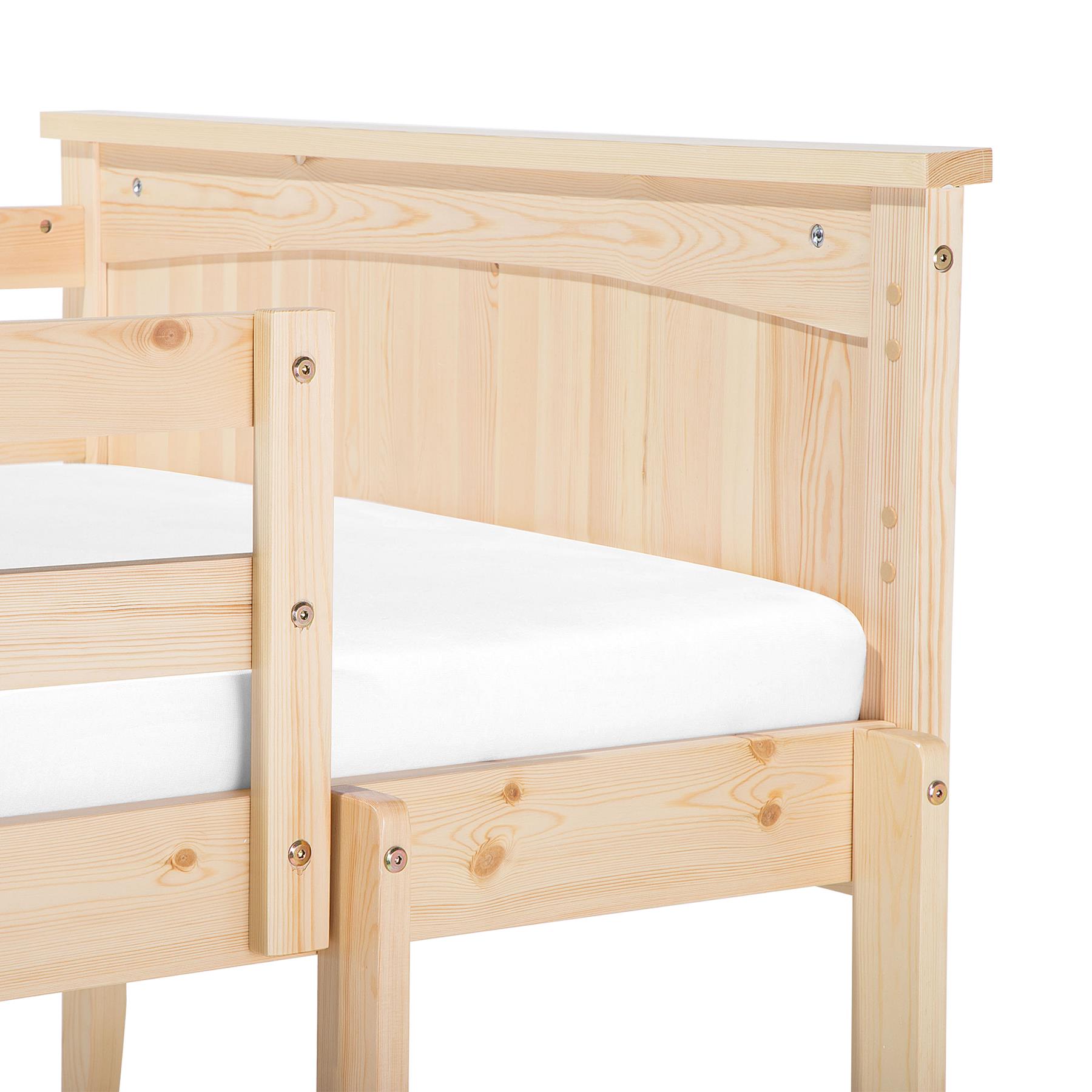 Beliani - ALBON - Stapelbed - Lichte houtkleur - Dennenhout