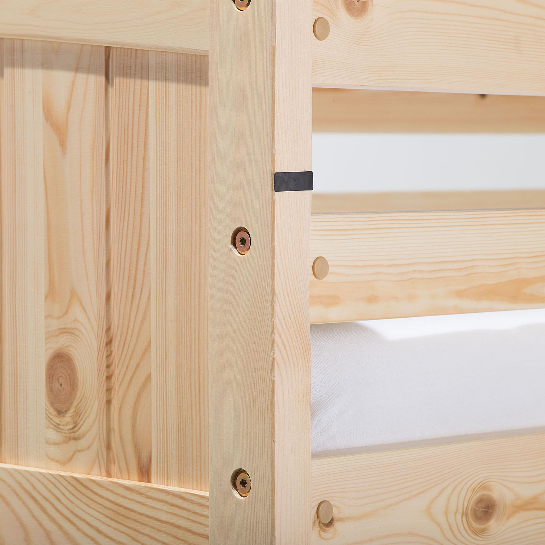 Beliani - ALBON - Stapelbed - Lichte houtkleur - Dennenhout