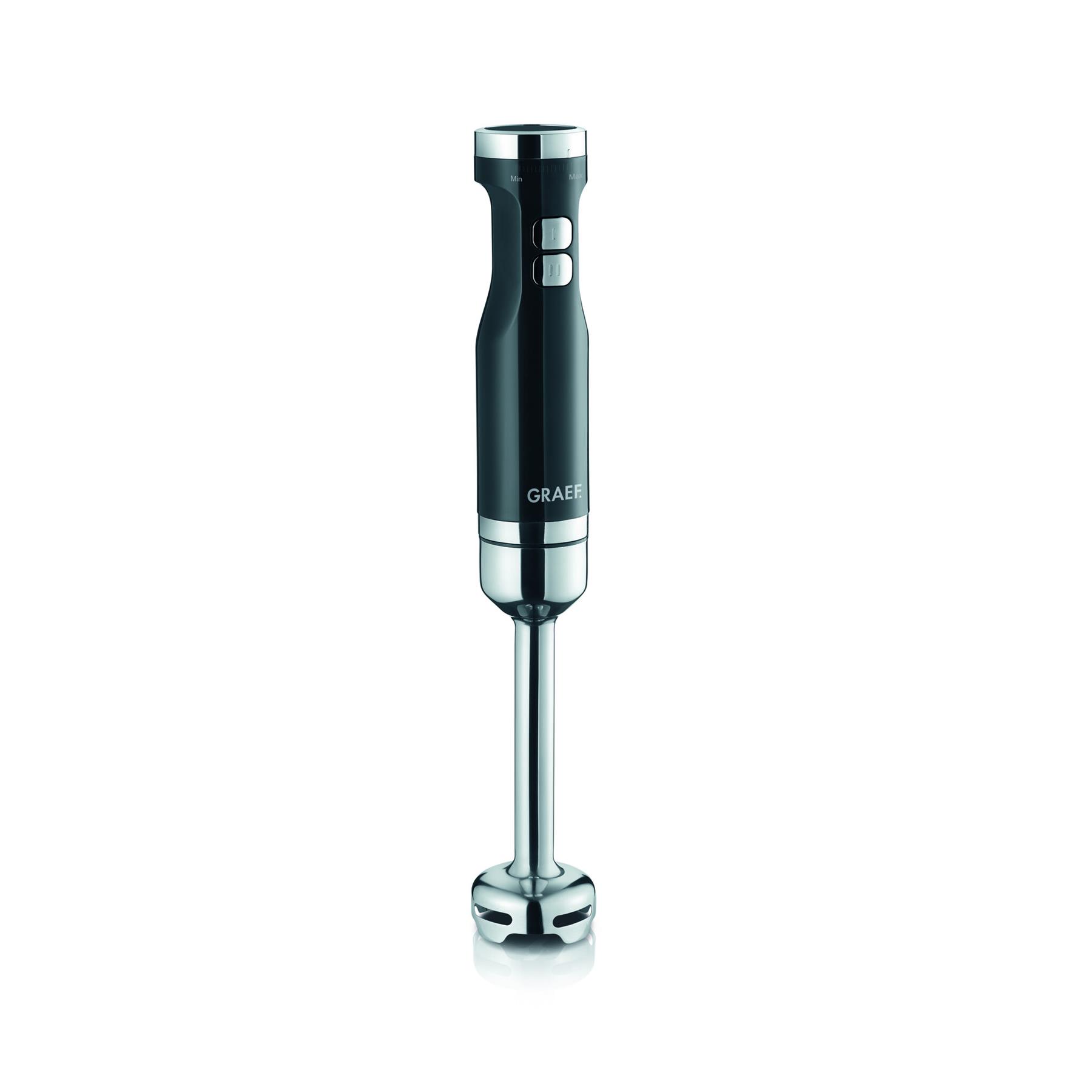 Graef staafmixerset zwart - met turbostand