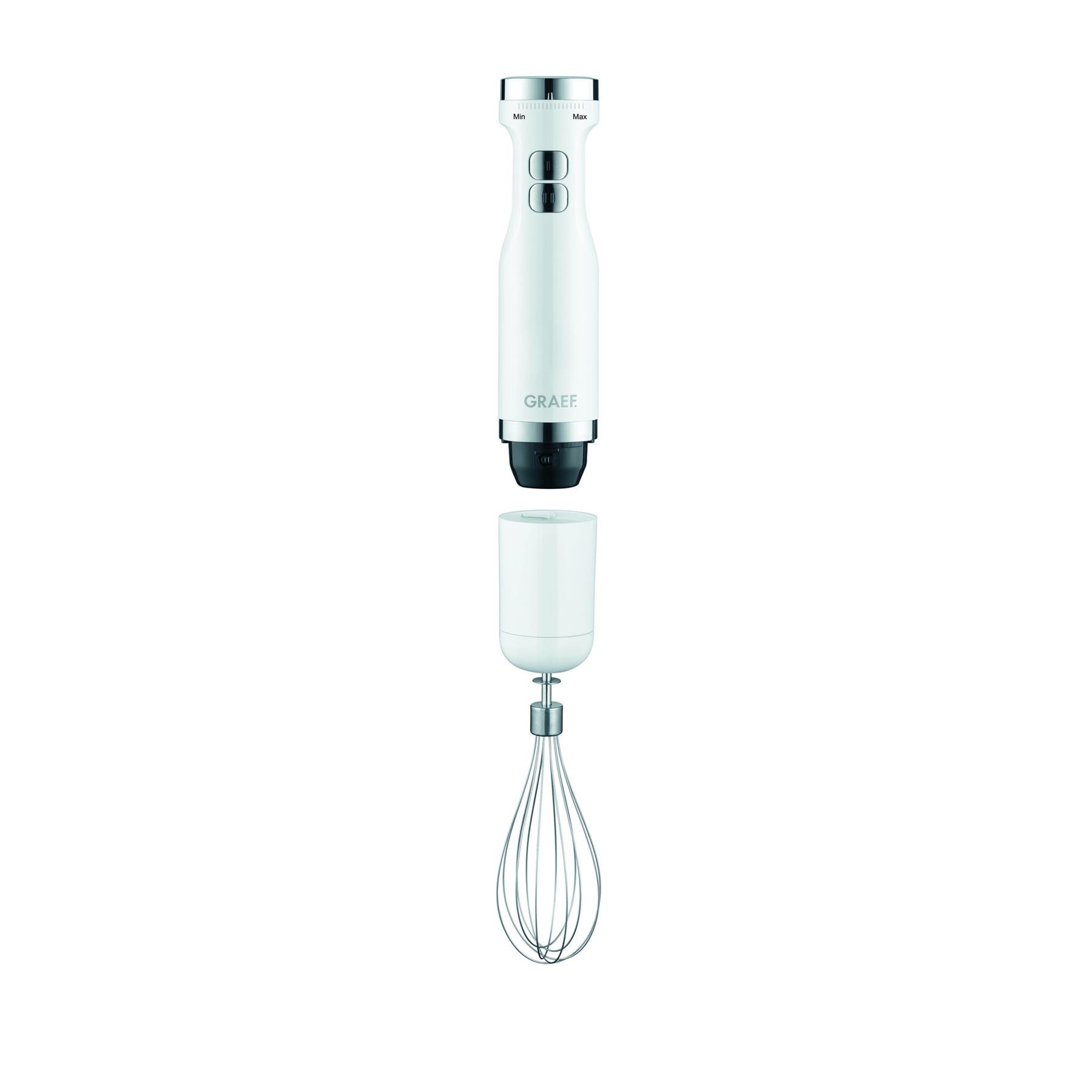 Graef staafmixerset wit - met turbostand