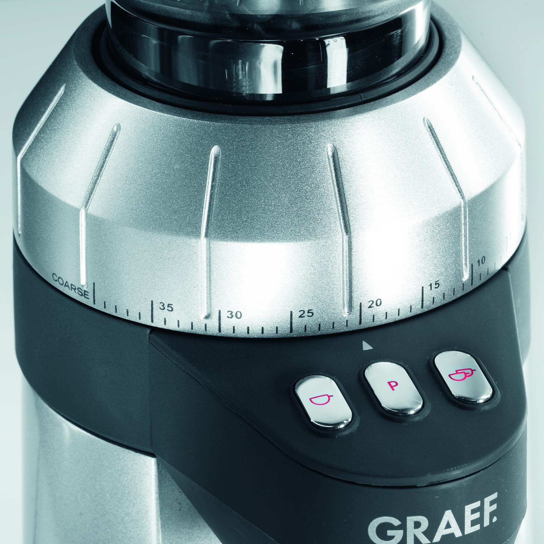 Graef koffiemolen 'Exclusief' met 40 maalstanden - elektrisch