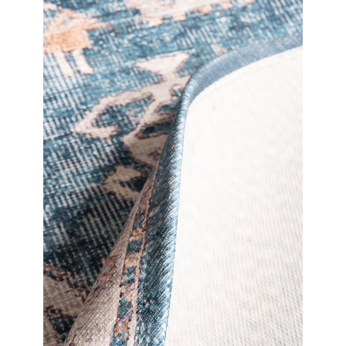 Veer Carpets - Vloerkleed Laria Blue 4 - Ovaal 160 x 230 cm