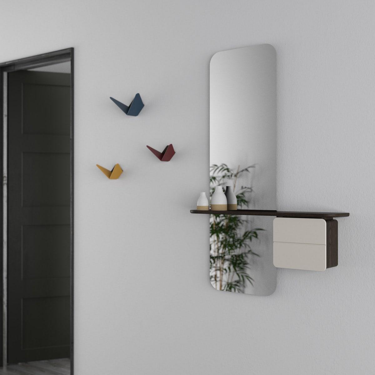 Umage Butterflies Mini wandhaak petrol blue